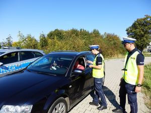 Policjanci podczas działań Roadpol Safety Days