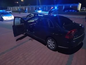 Citroen C 5, którym poruszał się 41-latek.