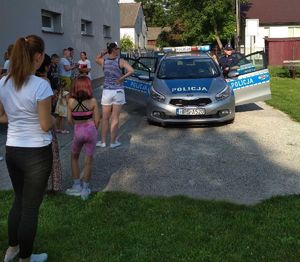 Wakacyjne spotkanie z dzielnicową