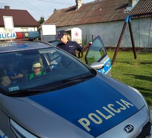 Wakacyjne spotkanie z dzielnicową