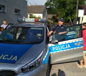 Wakacyjne spotkanie z dzielnicową