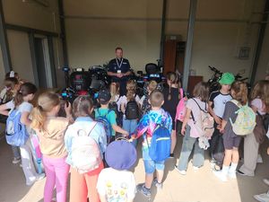 Spotkanie z buskimi policjantami