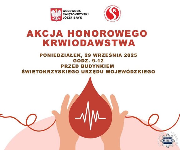 Zapraszamy do honorowego oddania krwi
