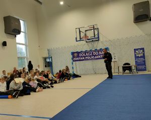 Policjanci na spotkaniu z uczniami