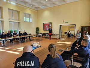 Policjanci podczas doskonalenia zawodowego