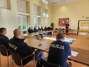 Policjanci podczas doskonalenia zawodowego