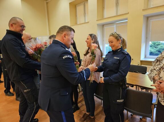 Dzień kobiet w buskiej komendzie