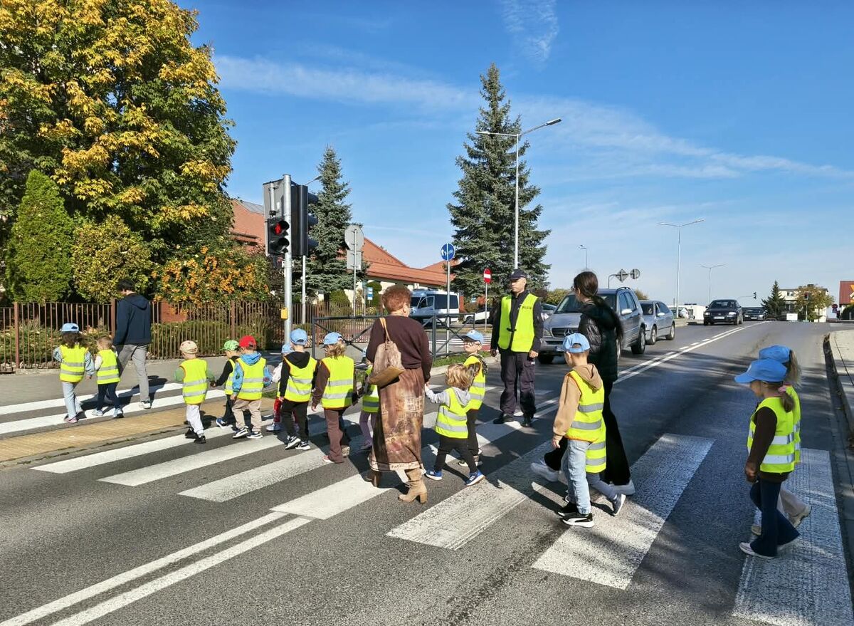 Lekcja bezpieczeństwa dla przedszkolaków w Busku-Zdroju